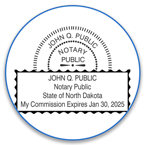 North Dakota Notary Seals